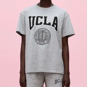 UCLA Oversized grey graphic t-shirt h&m